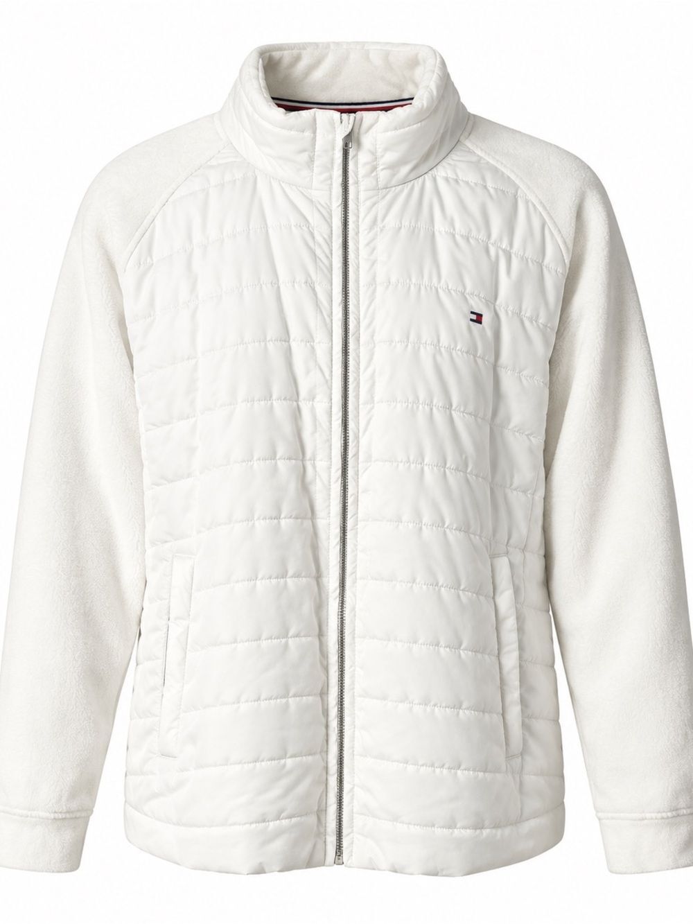 Tommy Hilfiger White Quilted Puffer Jacket